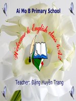 bài giảng điện tử power point tiếng anh 4 unit 12