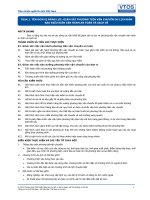 Tiêu chuẩn nghề Du lịch Việt Nam - Đơn vị năng lực TOS4.1: Giám sát phương tiện vận chuyển du lịch đảm bảo điệu kiện vận hành an toàn và sạch sẽ