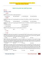 ÔN HÓA phan loai de THPT QG