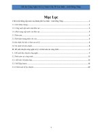 Đồ án công nghệ xử lý nước cấp TP cao lãnh – tỉnh đồng tháp