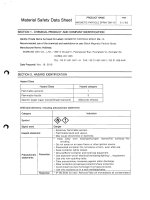 Material Safety Data Sheet: Magnetic particlespray SM-15