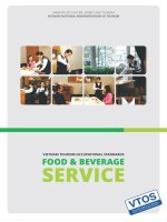 Ebook Vietnam tourism occupational standards – Food and beverage service: Part 1