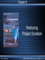 Lecture Modern project management: Chapter 8 - Norman R. Howes