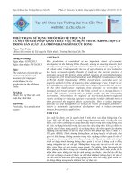 (2012) THỰC TRẠNG sử DỤNG THUỐC bảo vệ THỰC vật và một số GIẢI PHÁP GIẢM THIỂU VIỆC sử DỤNG THUỐC KHÔNG hợp lý TRONG sản XUẤT lúa ở ĐỒNG BẰNG SÔNG cửu LONG