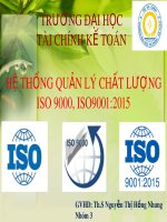 Bộ tiêu chuẩn ISO 9000, 9001:2015