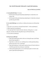 Quy trình đối thoại giữa Chính quyền và người dân địa phương