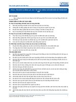 Tiêu chuẩn nghề Du lịch Việt Nam - Đơn vị năng lực FPS3.5: Duy trì hoạt động chế biến món ăn trong nhà bếp