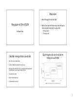 Bài giảng Các nguyên lý quản lý dự án: Tổng quan về dự án và quản lý dự án