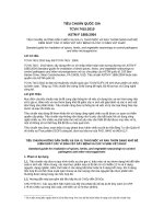 Tiêu chuẩn Quốc gia TCVN 7415:2010 - ASTM F 1885:2004