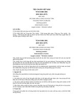 Tiêu chuẩn Việt Nam TCVN 5490:1991