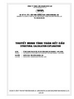 Thuyết minh tính toán nhà xưởng kết cấu thép trang trại bò sữa vinamilk