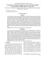 Vai trò của liên kết trong sản xuất để phát triển ngành công nghiệp điện tử Việt Nam