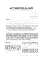 Dự đoán đường cong ứng suất  biến dạng cho quá trình kéo/nén vật liệu tấm SS400 bằng phương pháp phần tử hữu hạn