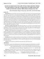 Đánh giá khả năng gây chết tế bào theo chương trình của bài thuốc lá đu đủ và bạch hoa xà thiệt thảo thu thập tại tỉnh Sóc Trăng trên dòng tế bào ung thư