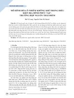 Mô hình hóa ô nhiễm không khí trong điều kiện địa hình phức tạp - trường hợp nguồn thải điểm