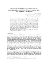 Dạy học chủ đề hệ thức lượng trong tam giác theo định hướng phát triển năng lực của học sinh – một nghiên cứu hành động