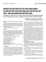 Nghiên cứu đặc điểm lớp cấu trúc màng mỏng và liên kết kim loại vùng biên giới liên kết hai lớp thép - hợp kim nhôm hàn nổ ở Việt Nam