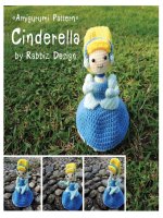 Chart móc cô bé lọ lem Cinderella siêu dễ thương
