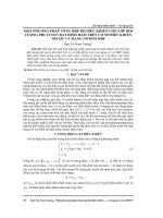 Một phương pháp tổng hợp bộ điều khiển cho lớp đối tượng phi tuyến bất định hàm trên cơ sở điều khiển trượt và mạng nơ ron RBF