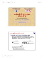 Bài giảng Thiết kế và xây dựng cầu thép 2: Chương 1 - TS. Nguyễn Ngọc Tuyển (P6)