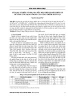 Sử dụng xỉ thép và phụ gia siêu dẻo thế hệ mới thiết kế bê tông ứng dụng trong các công trình thủy lợi