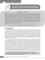 The effect of splitting concrete placement on controlling thermal cracking in mass concrete