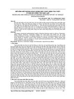Mô hình mô phỏng hoạt động máy phát điện tàu thủy ở chế độ công tác độc lập