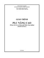 Giáo trình PLC nâng cao (Dùng cho hệ cao đẳng nghề Điện công nghiệp): Phần 1