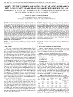 Nghiên cứu thực nghiệm ảnh hưởng của tỷ lệ nước/xi măng đến biến dạng co ngót của bê tông trong điều kiện khí hậu Gia Lai