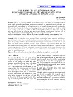 Ảnh hưởng của đặc điểm thành phần đến chất lượng đất loại sét yếu vùng đồng bằng sông Cửu Long gia cố bằng xi măng