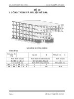 Đồ án tổ chức thi công