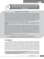 Hợp đồng xây dựng trong dự án đầu tư xây dựng sử dụng bim: Kinh nghiệm thế giới và thực tiễn tại Việt Nam