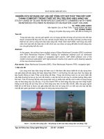 Nghiên cứu sử dụng vật liệu bê tông cốt sợi thủy tinh kết hợp thanh composit trong thiết kế trụ tiêu báo hiệu hàng hải