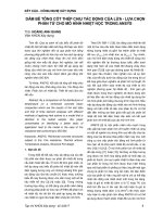 Dầm bê tông cốt thép chịu tác động của lửa - lựa chọn phần tử cho mô hình nhiệt học trong ansys