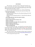 Giáo trình môn Dự toán xây dựng cơ bản: Phần 1