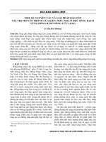 Một số nguyên tắc và giải pháp bảo tồn giá trị truyền thống của kiến trúc nhà ở dọc sông rạch vùng đồng bằng Sông Cửu Long - Lê Thị Mai Hương