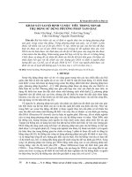 Khảo sát sai số định vị mục tiêu trong sonar thụ động sử dụng phương pháp tam giác