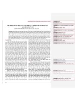 Mô hình toán học của tín hiệu và nhiễu để nghiên cứu đá móng nứt nẻ