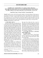 Nghiên cứu ảnh hưởng của hàm lượng tro bay đến một số tính chất cơ lý của bê tông đầm lăn sử dụng xỉ thép trong xây dựng đường ô tô ở Bà Rịa - Vũng Tàu