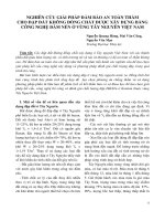 Nghiên cứu giải pháp đảm bảo an toàn thấm cho đập đất không đồng chất được xây dựng bằng công nghệ đầm nén ở vùng Tây nguyên Việt Nam