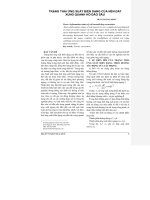 Trạng thái ứng suất biến dạng của nền đất xung quanh hố đào sâu