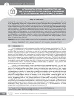 Determination of pore characteristics and molecular weight cut off (MWCO) of UF membranes via solute transport and mathematical method