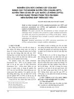 Nghiên cứu sức chống cắt của đất bằng các thí nghiệm xuyên tiêu chuẩn (SPT), xuyên tĩnh có đo áp lực nước lỗ rỗng (CPTU) và ứng dụng trong phân tích ổn định nền đường đắp trên đất yếu