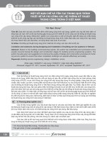 Một số hạn chế và tồn tại trong quá trình thiết kế và thi công các hệ thống kỹ thuật trong công trình ở Việt Nam