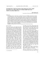 Mô hình phát triển hệ thống phân phối mặt hàng thép xây dựng của tổng Công ty cổ phần thép Việt Nam trong giai đoạn hiện nay