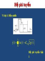 Bài giảng Cơ sở tự động: Chương 2d - Nguyễn Đức Hoàng