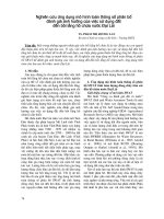 Nghiên cứu ứng dụng mô hình toán thông số phân bố đánh giá ảnh hưởng của việc sử dụng đất đến bồi lắng hồ chứa nước Đại Lải - TS. Phạm Thị Hương Lan