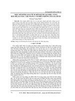 Một mô hình giải tích mới đánh giá hiệu năng IEEE 802.15.4 MAC cho mạng cảm biến không dây đa bước