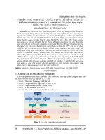 Nghiên cứu, thiết kế và xây dựng mô hình nhà máy thông minh I4.0 phục vụ nghiên cứu, đào tạo dựa trên nền giao thức OPC-UA