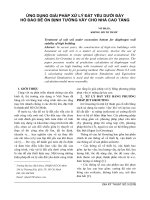 Ứng dụng giải pháp xử lý đất yếu dưới đáy hố đào để ổn định tường vây cho nhà cao tầng